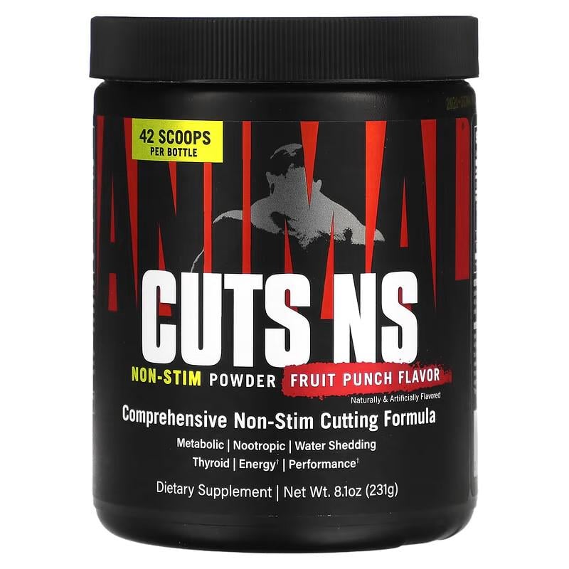 Жиросжигатель Universal Nutrition Animal Cuts Non-Stim 231 g (Fruit Punch)