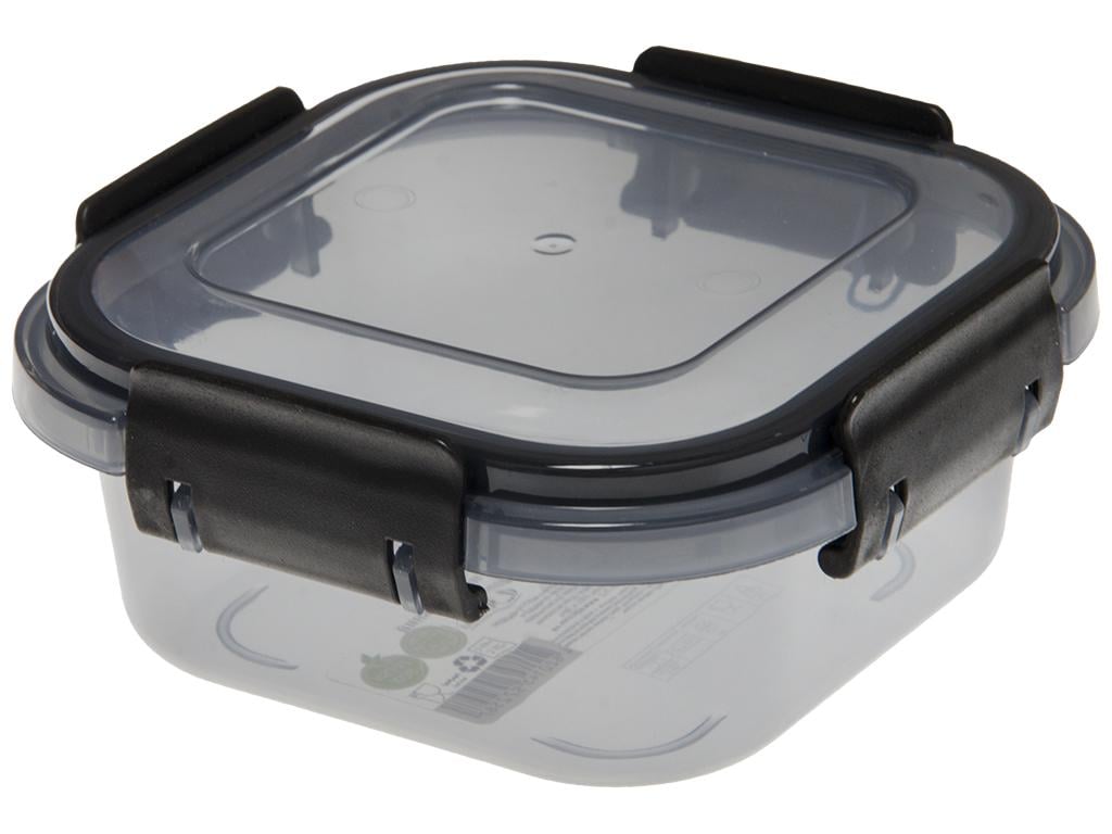 Контейнер универсальный Ал-Пластик Limited line квадратный 12,1х12,1х5,2 см 360 мл Черный (MAP-72587) Контейнер универсальный Ал-Пластик Limited line квадратный 12,1х12,1х5,2 см 360 мл Черный (MAP-72587)