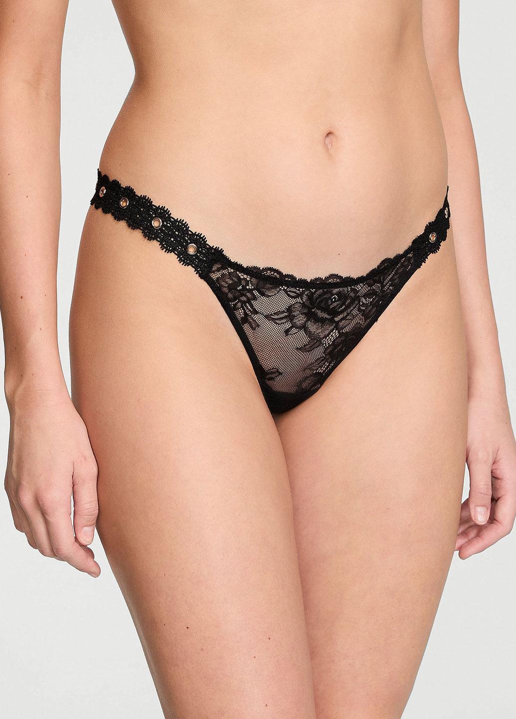 Трусики Victoria's Secret Very Sexy L Черный (000189646QB4L)