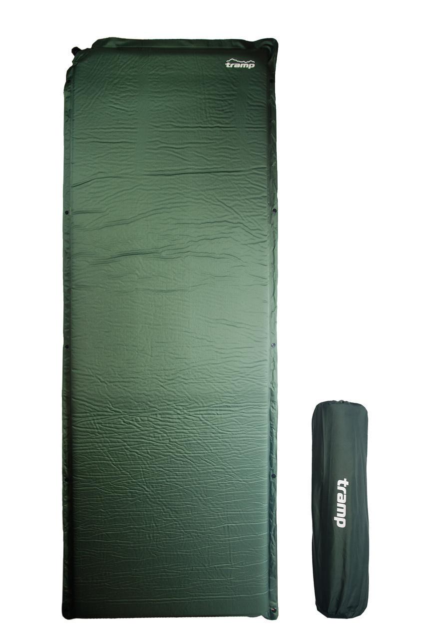 Самонадувний килимок туристичний Tramp 182x59x4,5 см (UTRI-004-green)