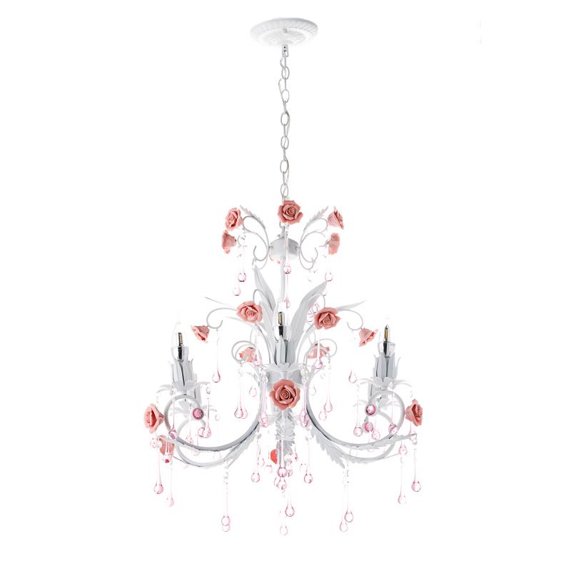 Люстра підвісна Light House ES-15776/6 Свічки Білий Люстра підвісна Light House ES-15776/6 Свічки Білий