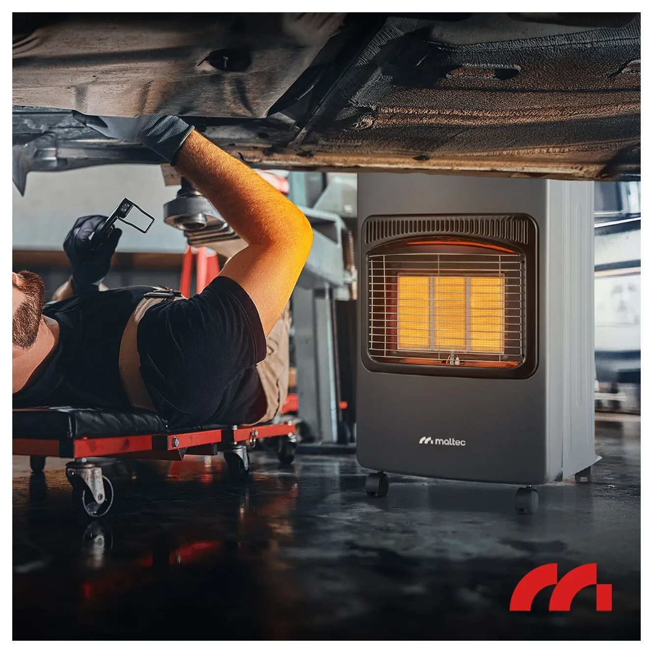 Газовый обогреватель MalTec GAS-5000WT 4,2 кВт керамический с редуктором и шлангом складной (35043) - фото 13