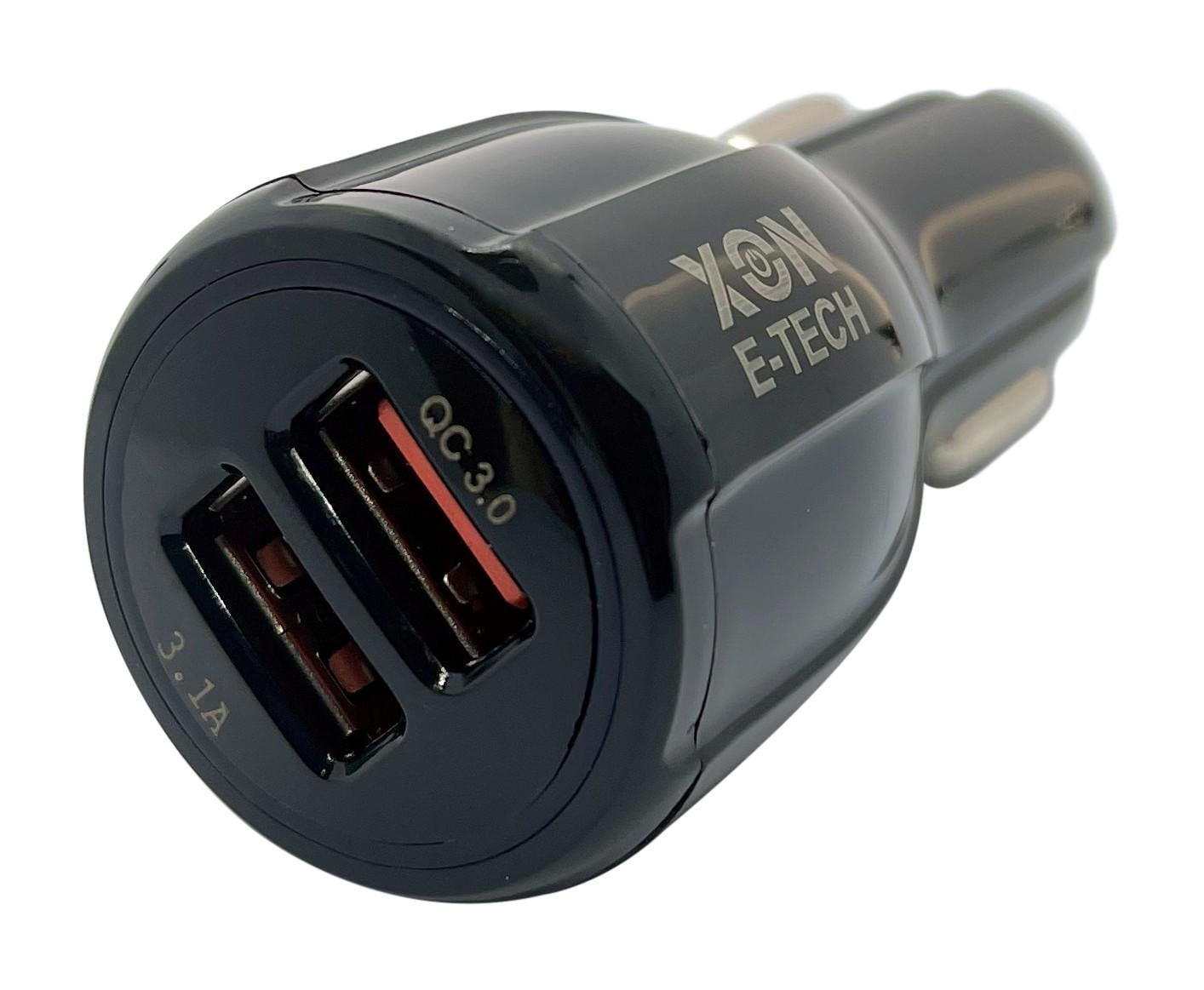 Зарядное устройство в автомобиль XON UniLink 2 x QC3.0 Black (CU002A30WB 3418)