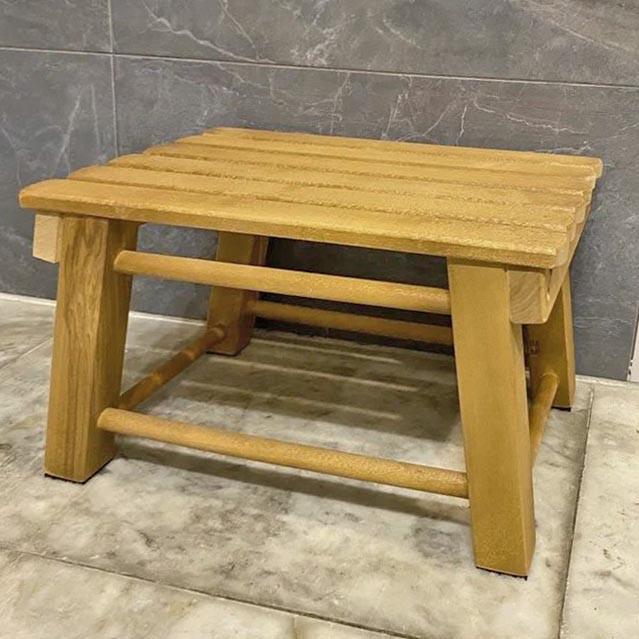 Табурет для ванной из дерева Бойлес Сиена (ТВН-001105)