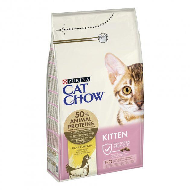 Сухой корм Purina Cat Chow Kitten с курицей 15 кг (5997204514028)