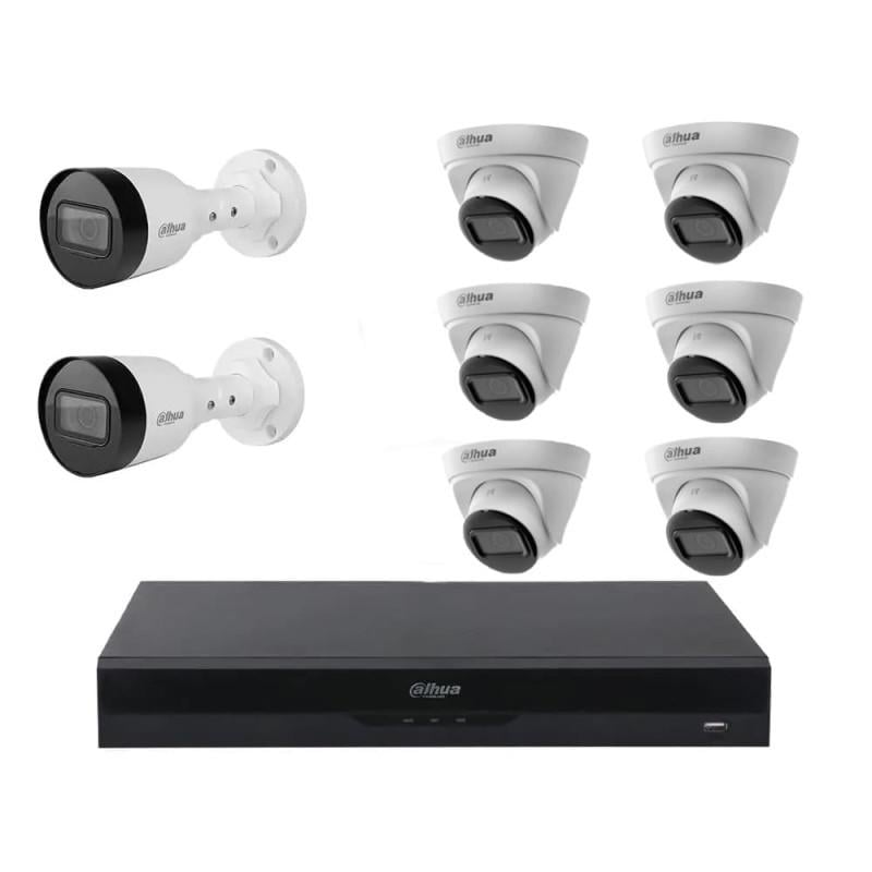 Комплект IP відеоспостереження вуличний Dahua KIT-DH182 Комплект IP відеоспостереження вуличний Dahua KIT-DH182