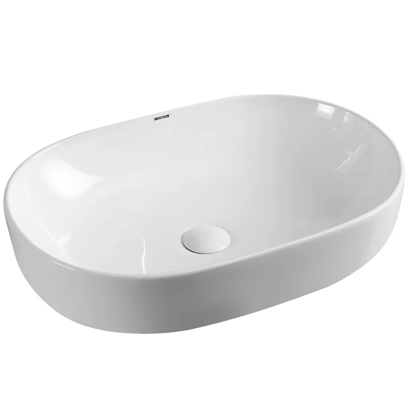 Раковина накладная MIXXUS PREMIUM ELLIPSE-0105 600х400х150 мм (MP6563)