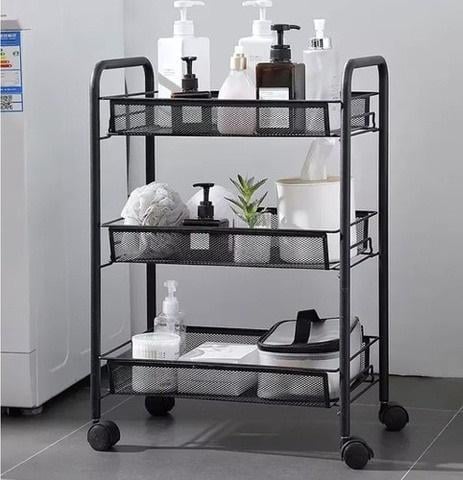 Стеллаж-органайзер многоуровневый с крючками для кухни/ванной комнаты - фото 7 Стеллаж-органайзер многоуровневый с крючками для кухни/ванной комнаты - фото 7