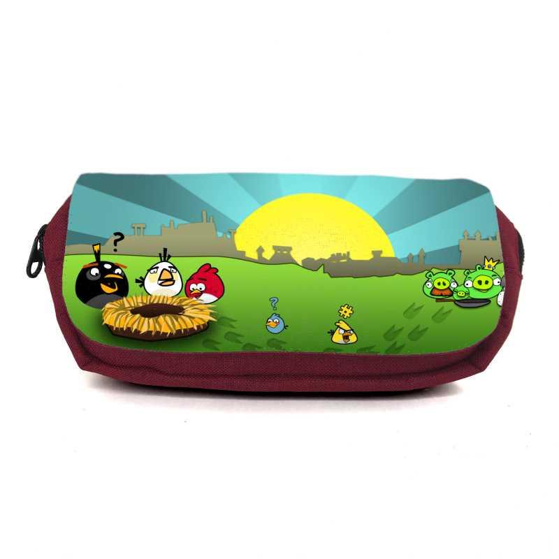 Пенал школьный Angry Birds ANG-0014 Бордовый (2044915729)