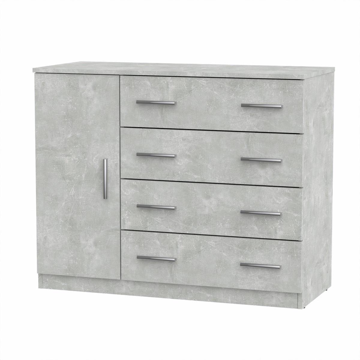 Комод Компаніт 4+1Б 105х45х85 см Ательє світлий (25399535)