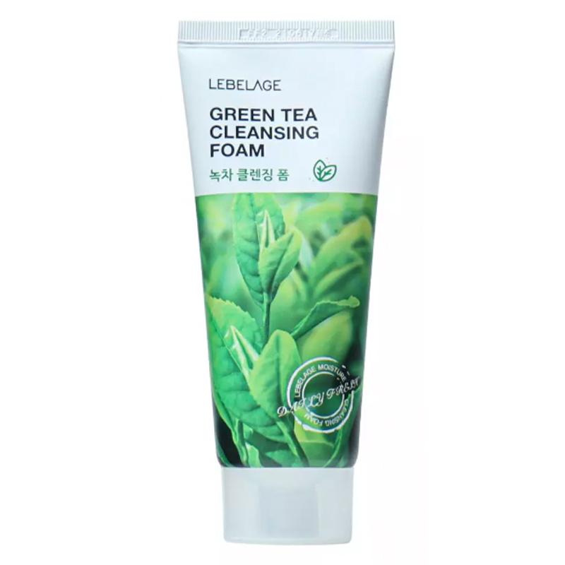 Пенка для умывания Lebelage Cleansing Foam Green Tea с зеленым чаем 100 мл (8809540513979)