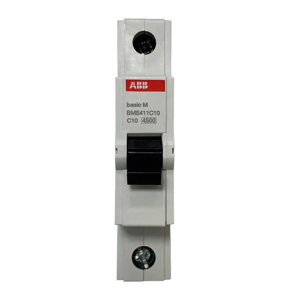 Автоматический выключатель ABB basic M 1P C10 (2CDS641041R0104)