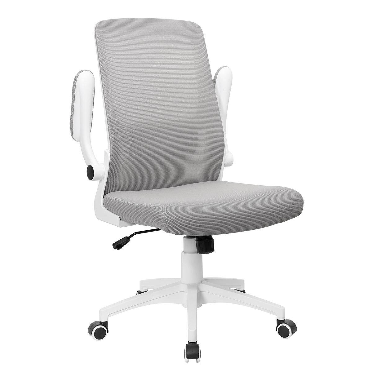 Крісло комп'ютерне Intarsio ARIA Сірий/Білий