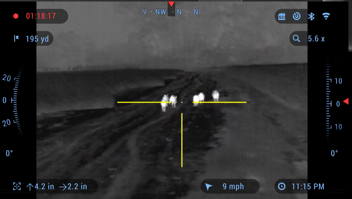 Прицел винтовки с термодатчиком ATN Mars 4 smart HD 4-40x (013W) - фото 3