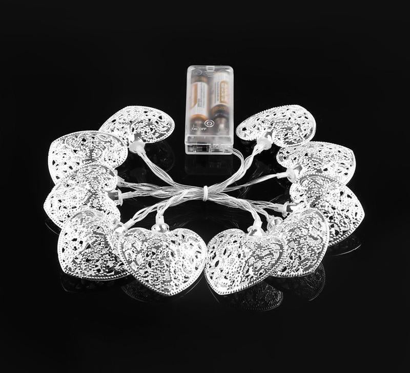 Гирлянда Сердца на батарейках White (5173051)