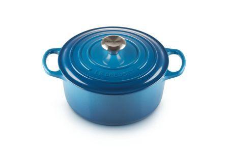 Kаструля Le Creuset Evolution 5,3 л чавунна з кришкою Blue (21177262002430) - фото 2