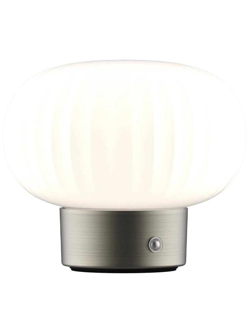 Настольная лампа с аккумулятором Polux 329844 Latte LED 1x1,8W 2700K 150Lm IP20 Серебряный (36554546)