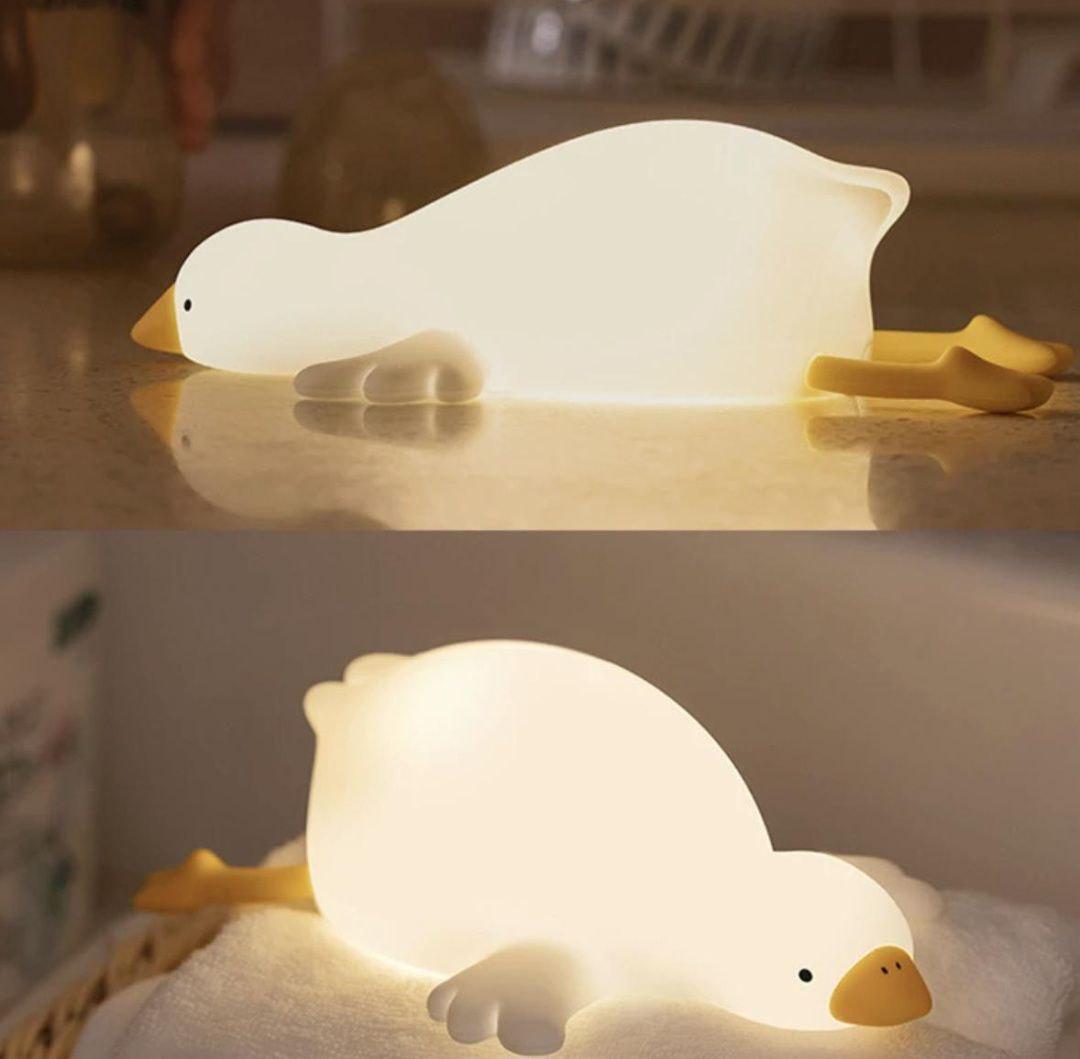 Ночник Гусь мягкий беспроводной аккумуляторный силиконовый - фото 2