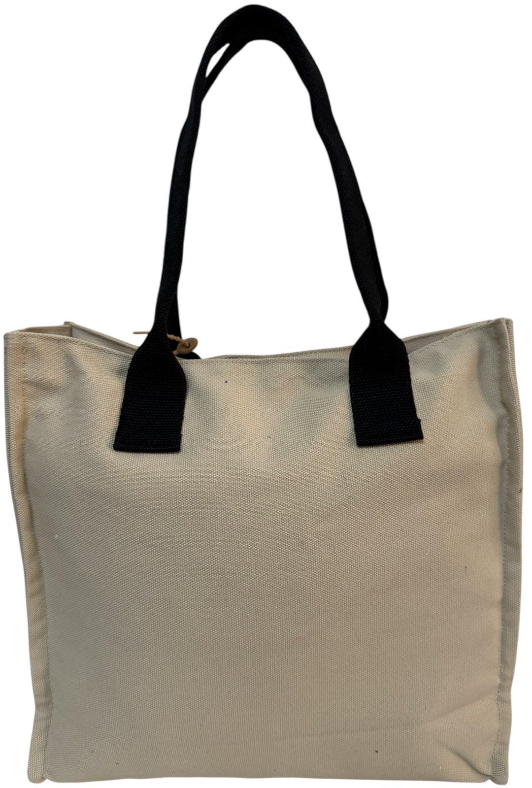 Шопер жіночий на підкладці та на блискавці Бежевий (2266B) - фото 3 Шопер жіночий на підкладці та на блискавці Бежевий (2266B) - фото 3