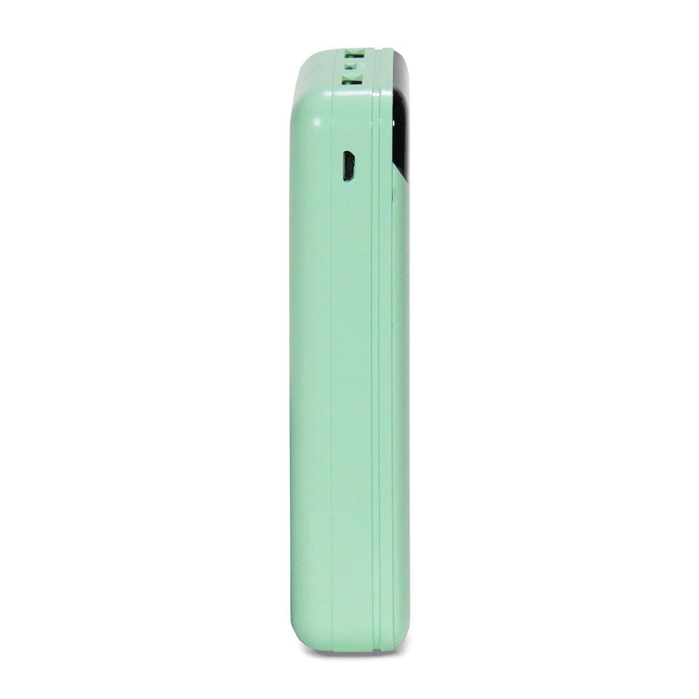 Повербанк Kraft KPB-2020FC 22.5W QC 3.0 20000 mAh Green (43-00095) - фото 3