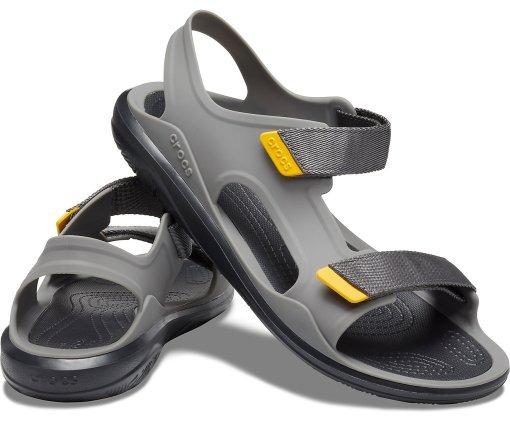 Сандалии Crocs Swiftwater Expedition Sandal Slate р. M11/44 28,5 см Grey/Black (206526) - фото 2