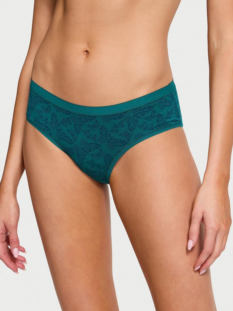 Трусики женские Victoria's Secret Cotton Hiphugger XL Зеленый (2361901853)