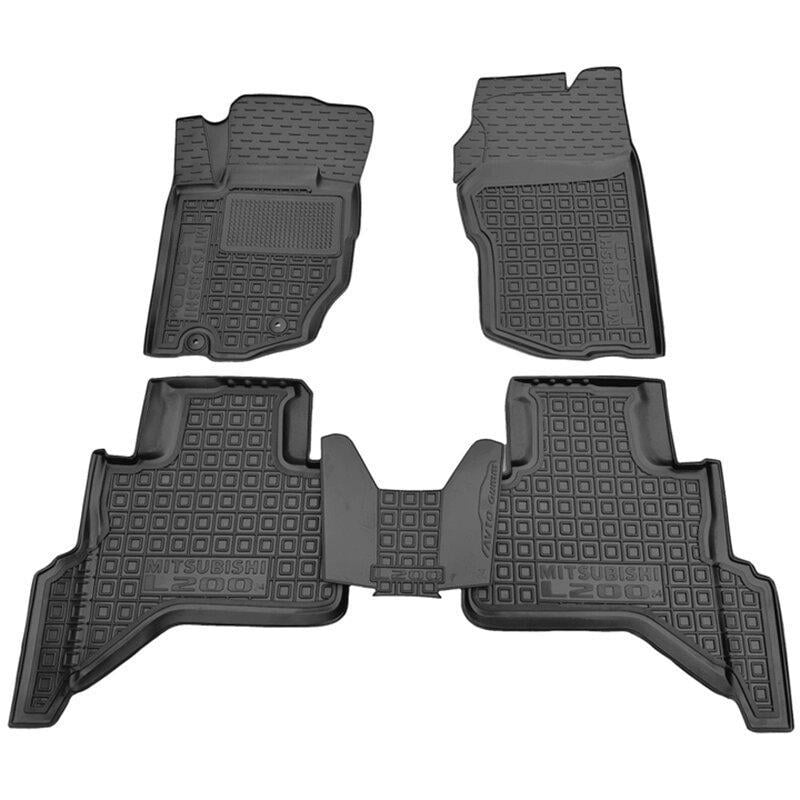 Коврики в салон Avto-Gumm Mitsubishi L200 VI '23- Triton Черный (12090)