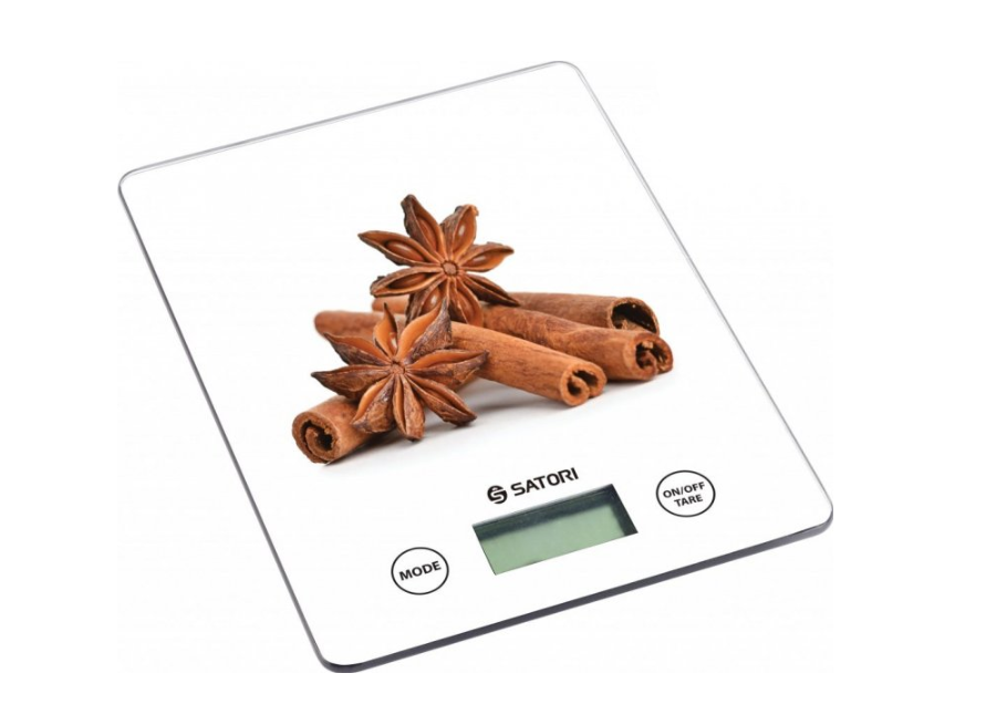 Весы кухонные Satori (SKS-191-WT)