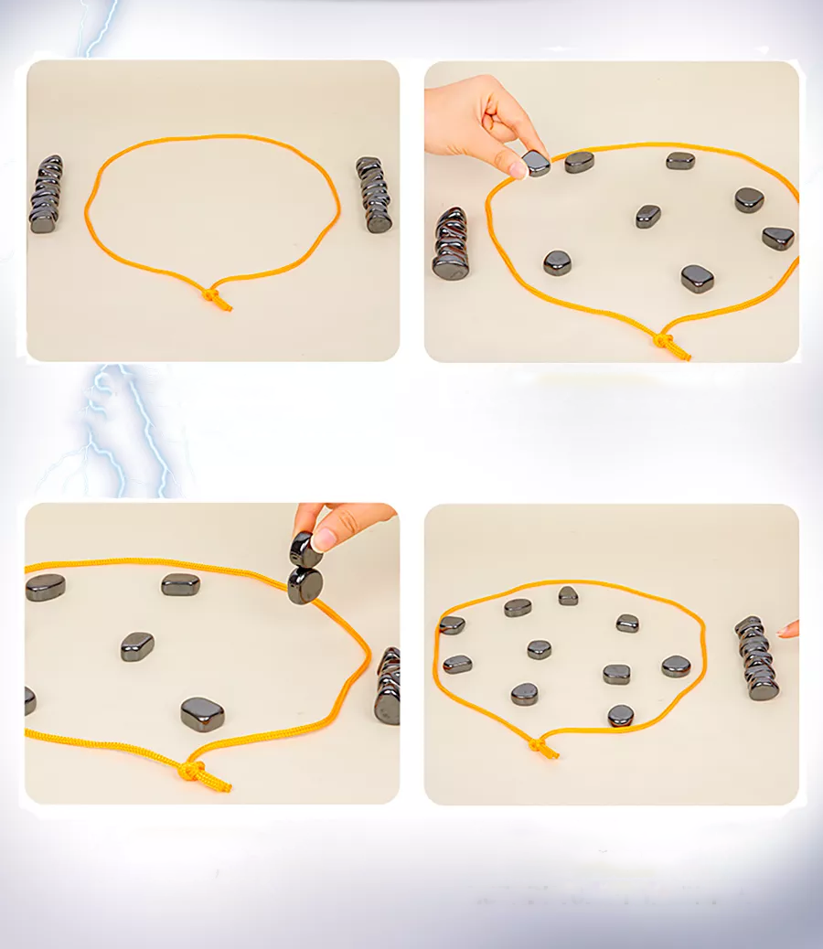 Настільна гра Магнітні Камені 20 шт. і мотузка та мішечок для зберігання (147) - фото 9 Настільна гра Магнітні Камені 20 шт. і мотузка та мішечок для зберігання (147) - фото 9