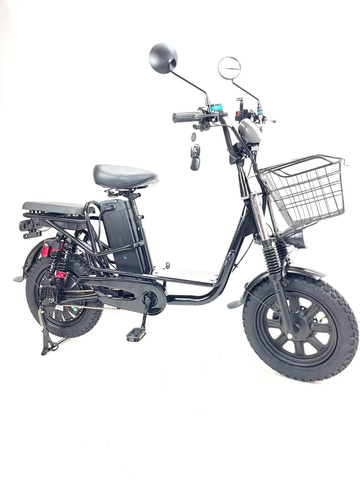 Электровелосипед Minako Monster Pro 16" 1000W 60V 30Ah гидравлический тормоз Черный