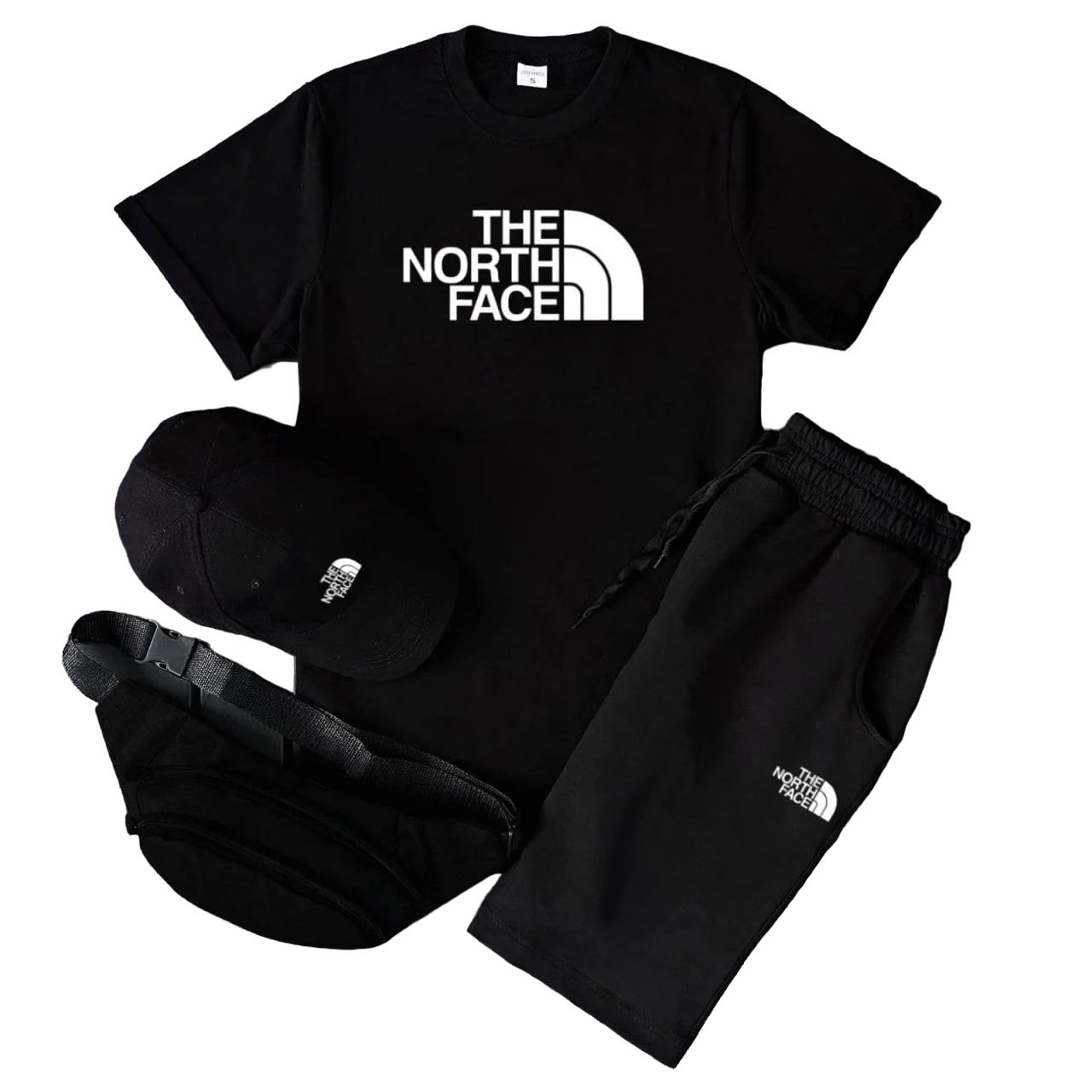 Комплект мужской THE NORTH FACE футболка/кепка/сумка/шорты XXL (14926800) - фото 1