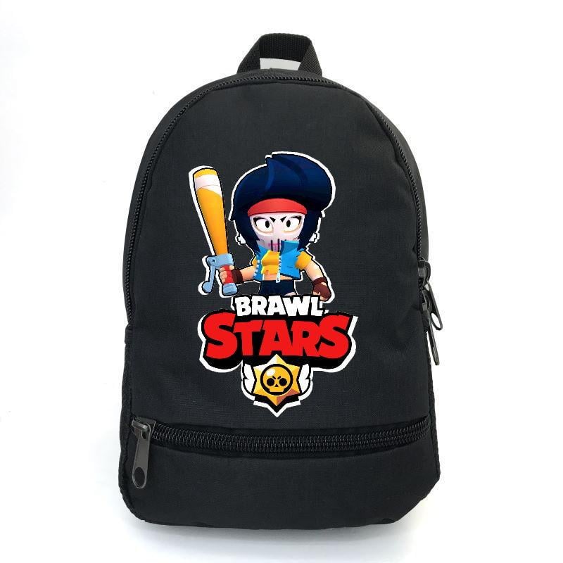 Шкільний рюкзак BIG School Bag BS-09 з принтом Бравл Старс Бібі 43х30х17 см 22 л Чорний (2314375330)