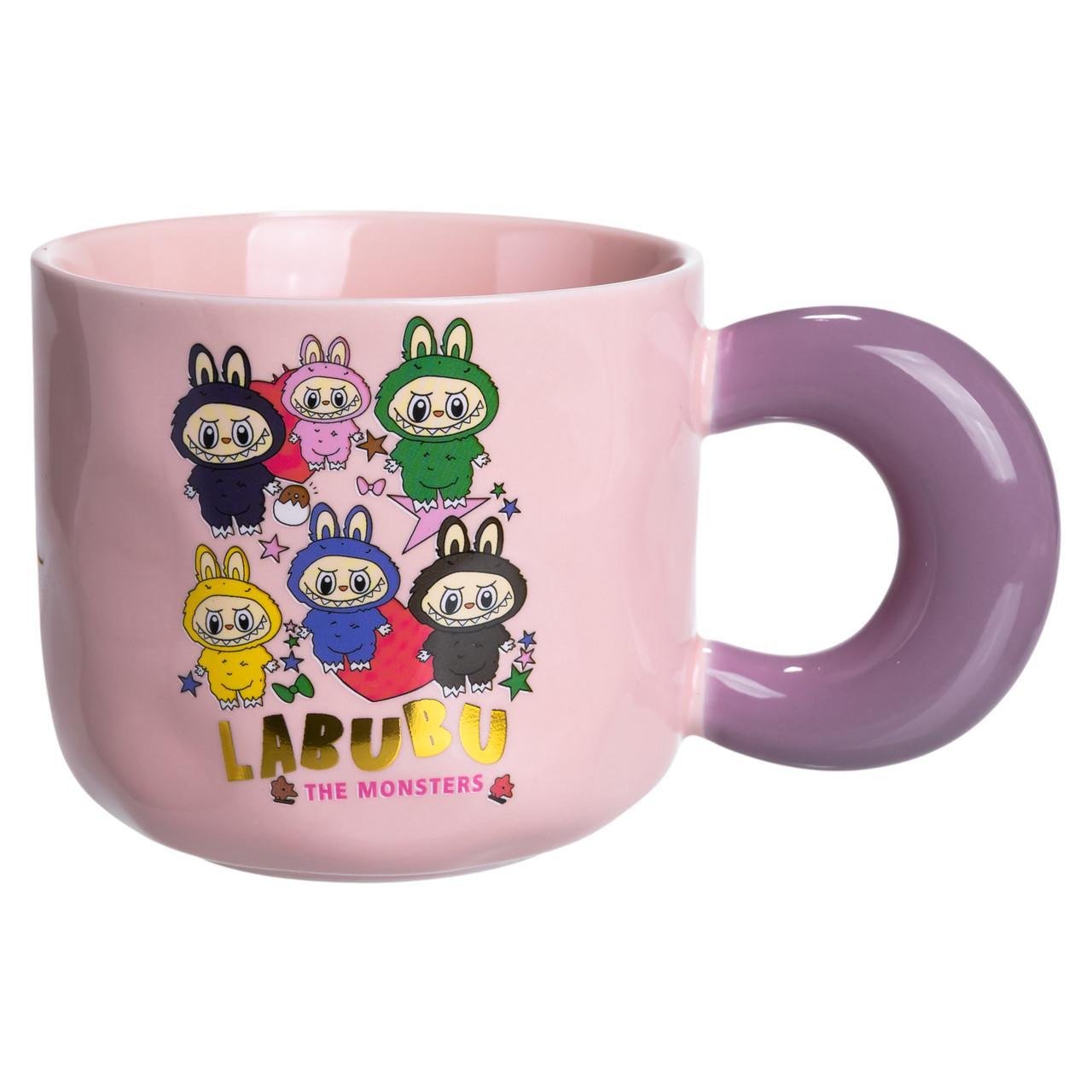 Кружка фарфоровая LABUBU Sweet Memories 400 мл Розовый (FM-22A)