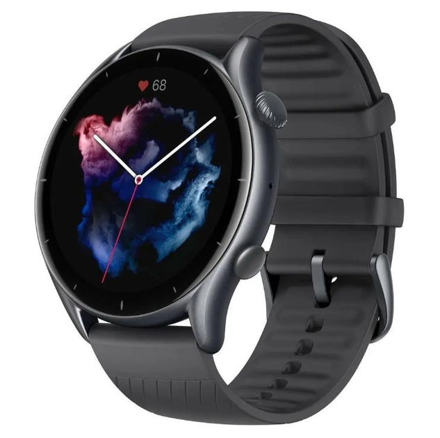 Смарт-часы amazfit gtr 3 1,39" AMOLED дисплей Bluetooth 5.0 водонепроницаемый 5 ATM Черный