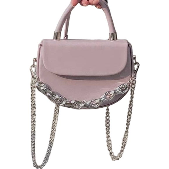 Женская сумка из эко-кожи 19х13,5 см Розовый (2203531432)
