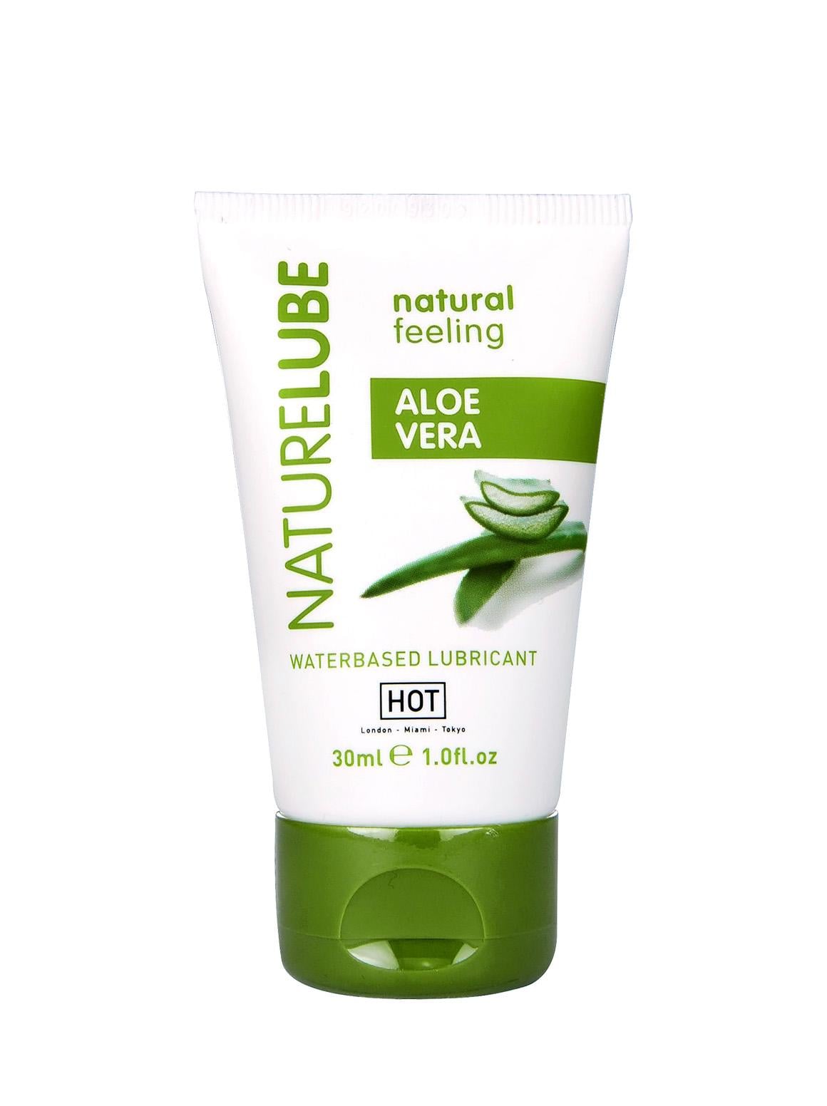 Лубрикант на водной основе Nature Lube Aloe Vera с экстрактом алоэ вера 30 мл