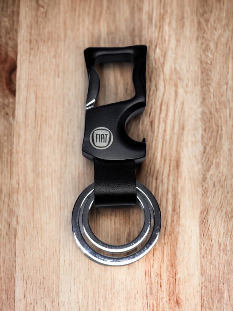 Брелок-открывалка с карабином Fiat металлический (2228611971)