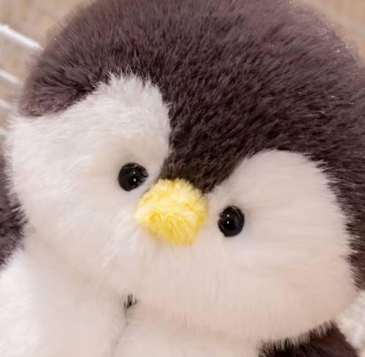 Домашние тапочки плюшевые Пингвины р. 36-37 Черно-белый (213189952852) - фото 5