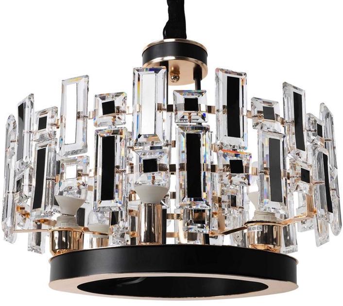 Люстра подвесная Sirius с хрустальным плафоном под шесть ламп Е14 IP20 20106-6 240W (28685633)