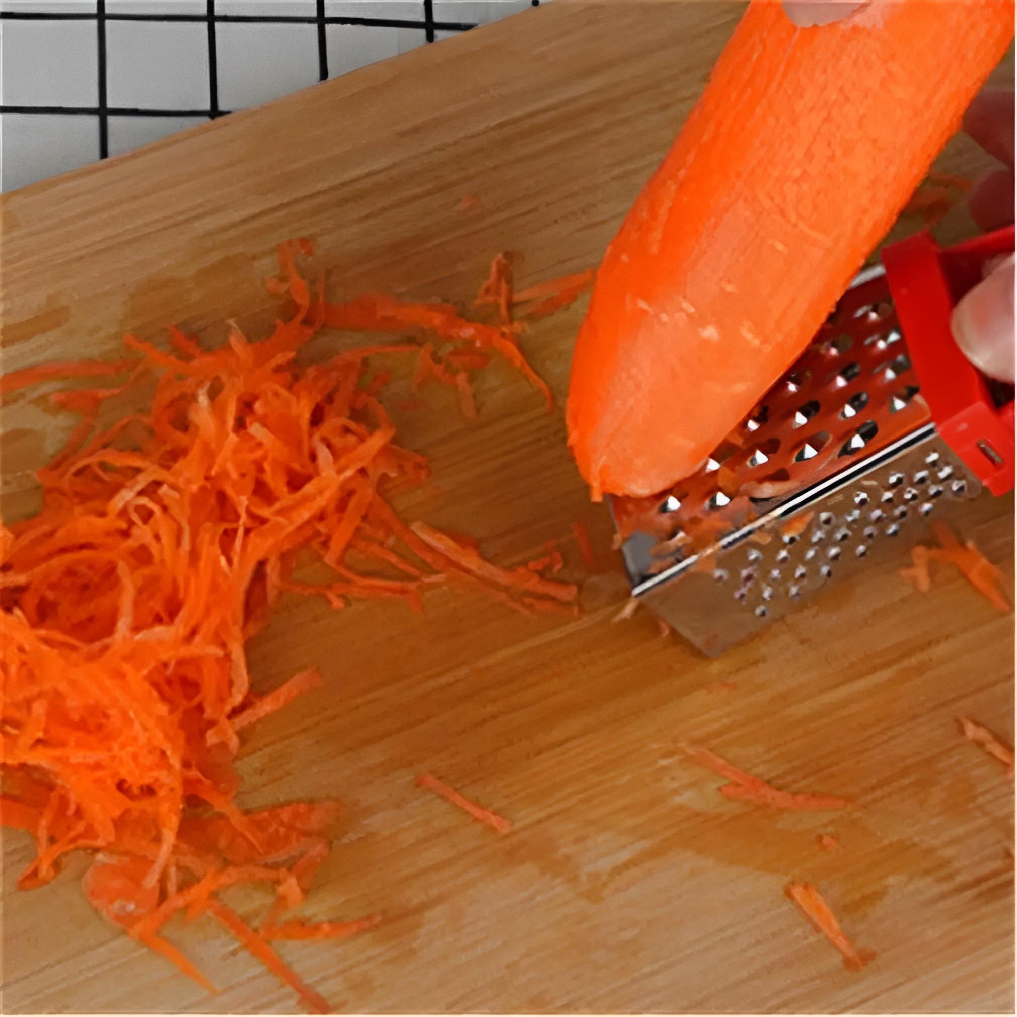 Терка из нержавеющей стали 7,5 см Красный (1822070312) - фото 7 Терка из нержавеющей стали 7,5 см Красный (1822070312) - фото 7