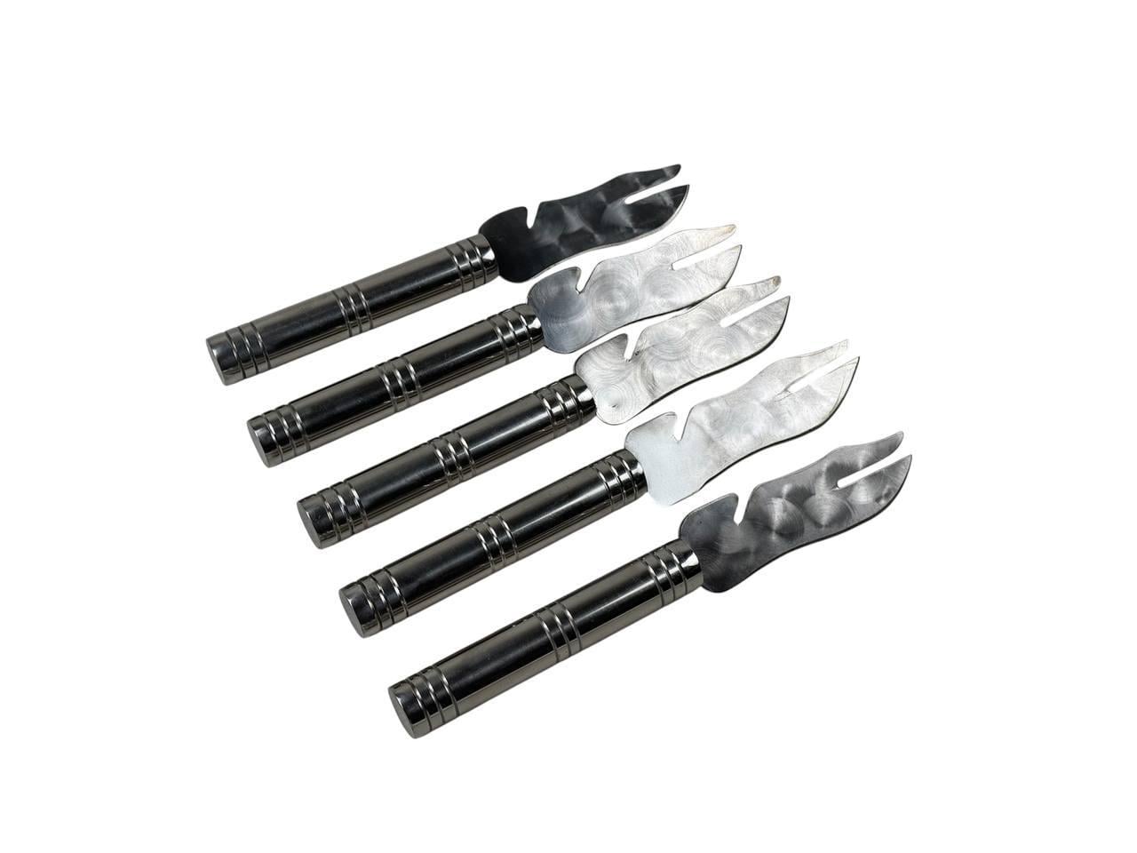 Набор вилок для снятия мяса Grill Master СЕРЕБРО 5 шт. Серебристый (168-10-SH-3121)