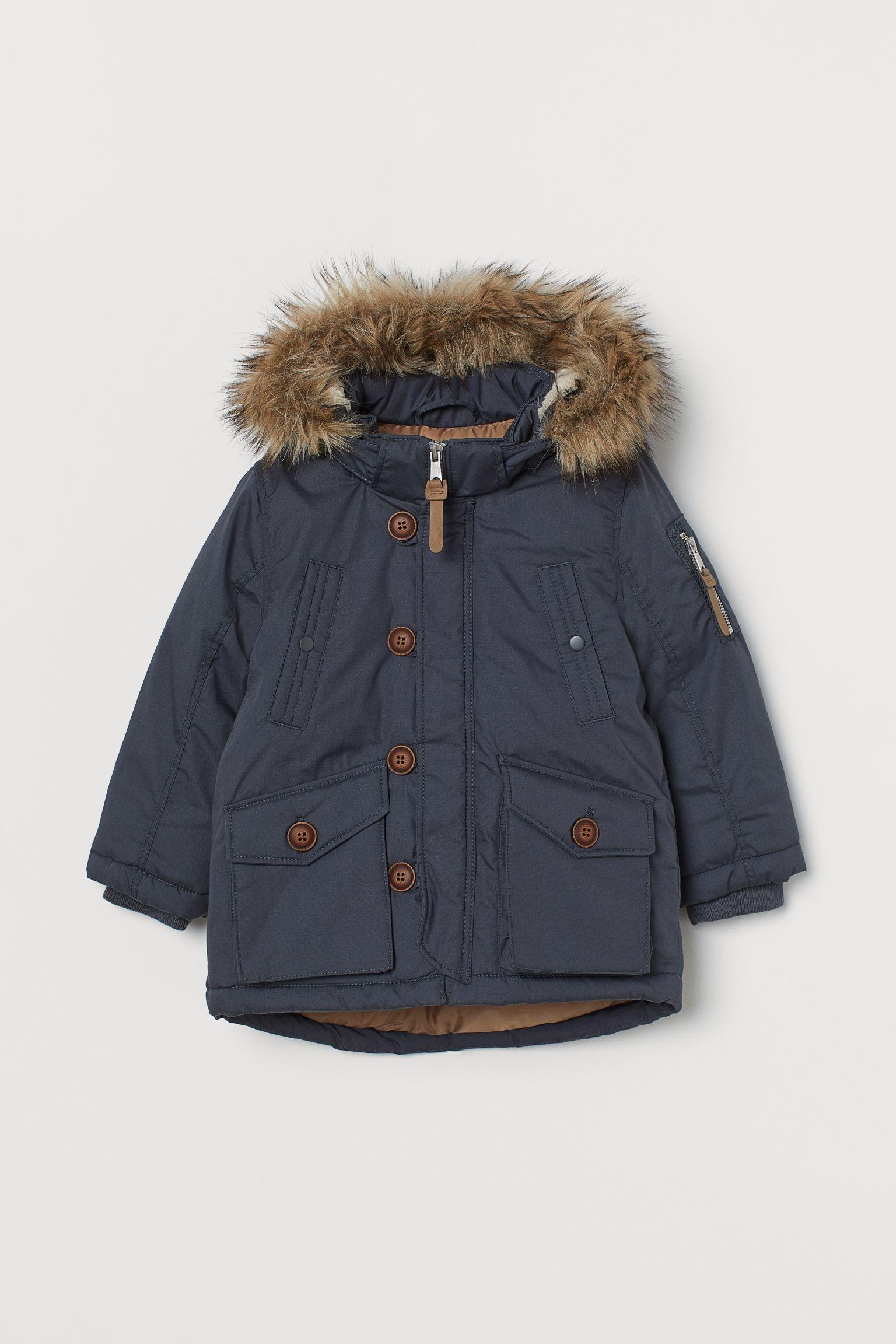 Парка H&M 98 см Темно-серый (12088563422) Парка H&M 98 см Темно-серый (12088563422)