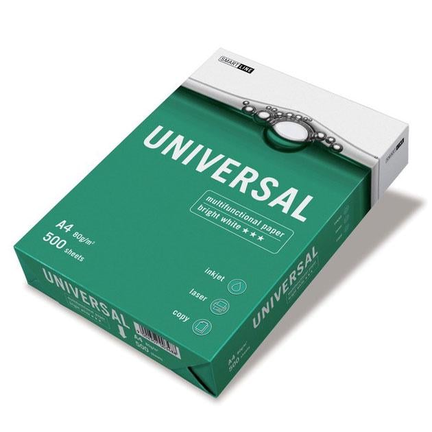 Папір офісний Smart Line Universal A4 80 г/м2 клас B 500 аркушів (001743)