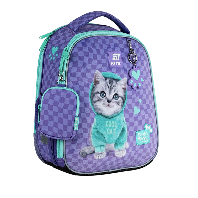 Рюкзак шкільний каркасний Kite Education Studio Pets (SP25-555S-2)