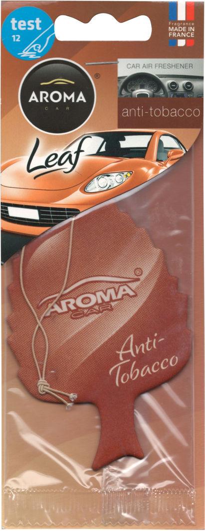 Ароматизатор для авто Aroma Car Leaf Anti Tobacco на зеркало (268/92258)