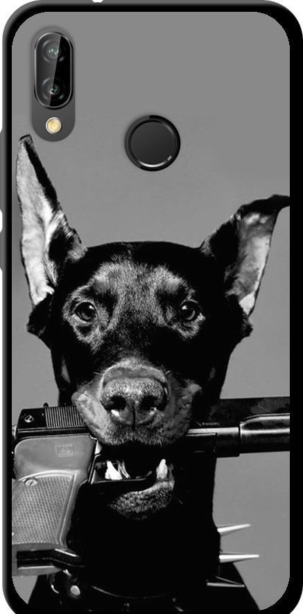 Чехол на Huawei P20 Lite Доберман (2745b-1410-42517)
