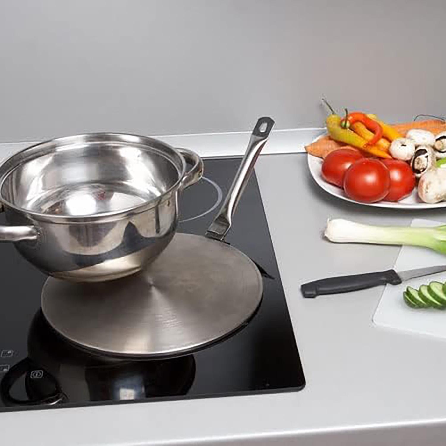 Адаптер-перехідник Kamille для індукційної плити панелі з нержавіючої сталі Ø 19 см (86861) - фото 5