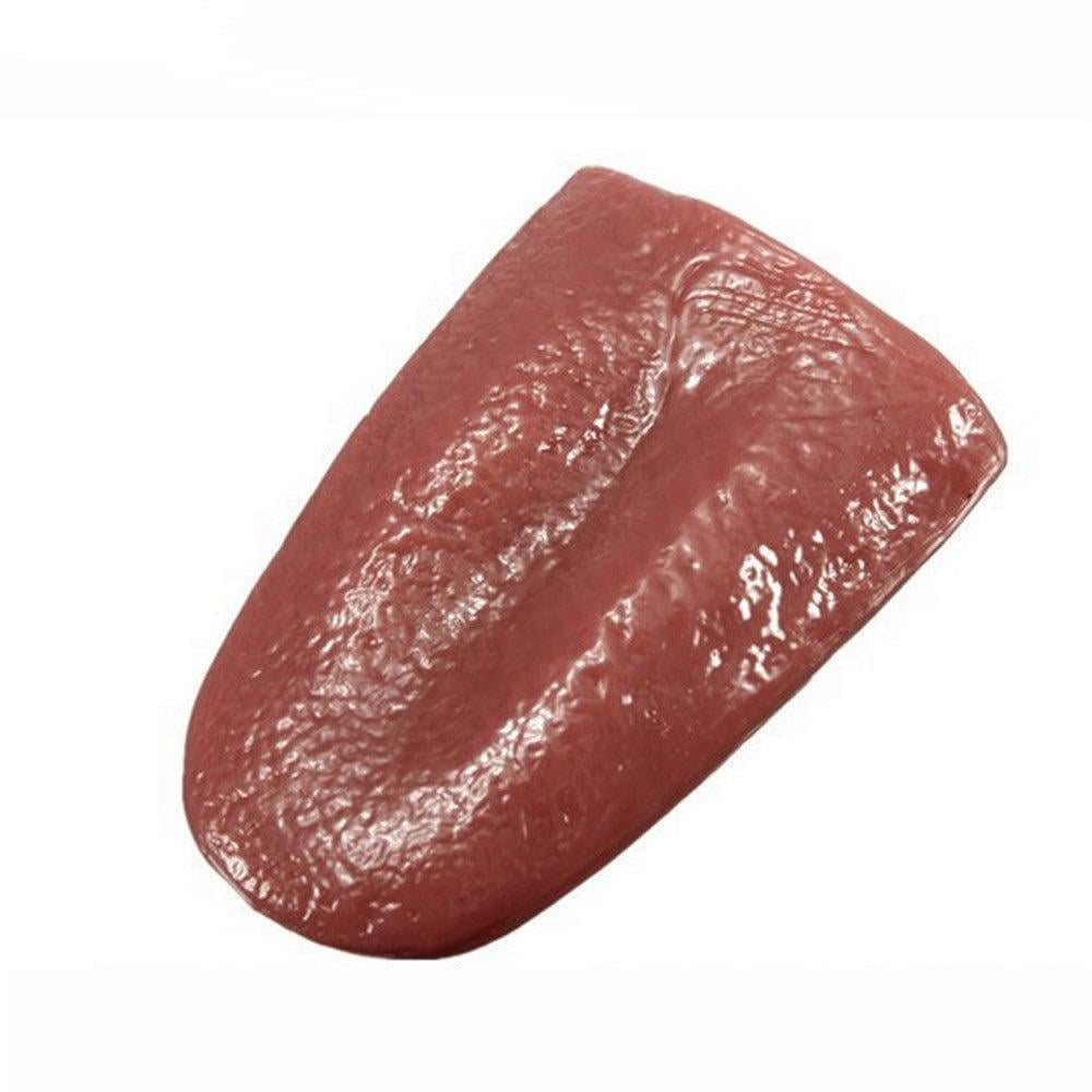 Игрушка на Хэллоуин искусственный язык 6х4 см Коричневый (0131)