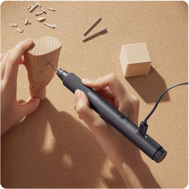 Гравер акумуляторний MiJia Electric Carving Pen Set 16 насадок/кейс (MJDMB001QW) - фото 6 Гравер акумуляторний MiJia Electric Carving Pen Set 16 насадок/кейс (MJDMB001QW) - фото 6