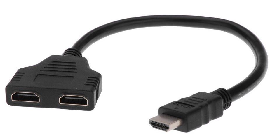 Разветвитель Rias HDMI-2xHDMI 2 порта v1.4 Black (3_01796)